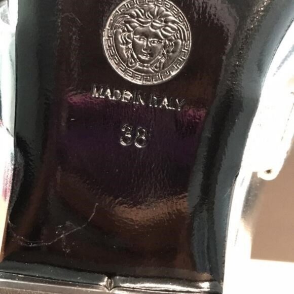 New Authentic Versace Medusa Bow Ballet Flats | Made in Italy Size 38 - Picture 4 of 13